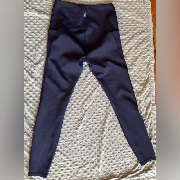 Women’s Spyder Navy Leggings - Picture 2 of 3